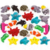 Kicko Sea-Life Plush Toys 24 Assorted Pieces