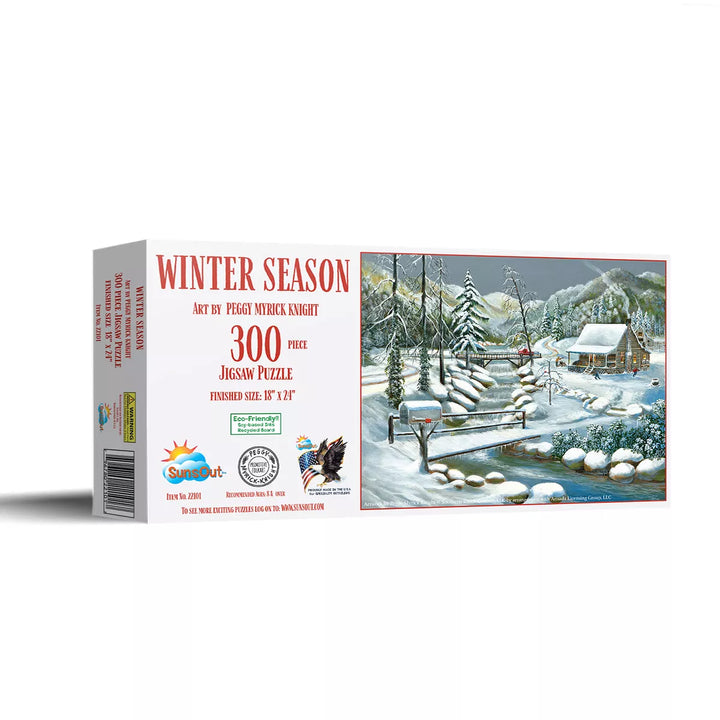 Sunsout Winter Season 300 Pc Jigsaw Puzzle 22101