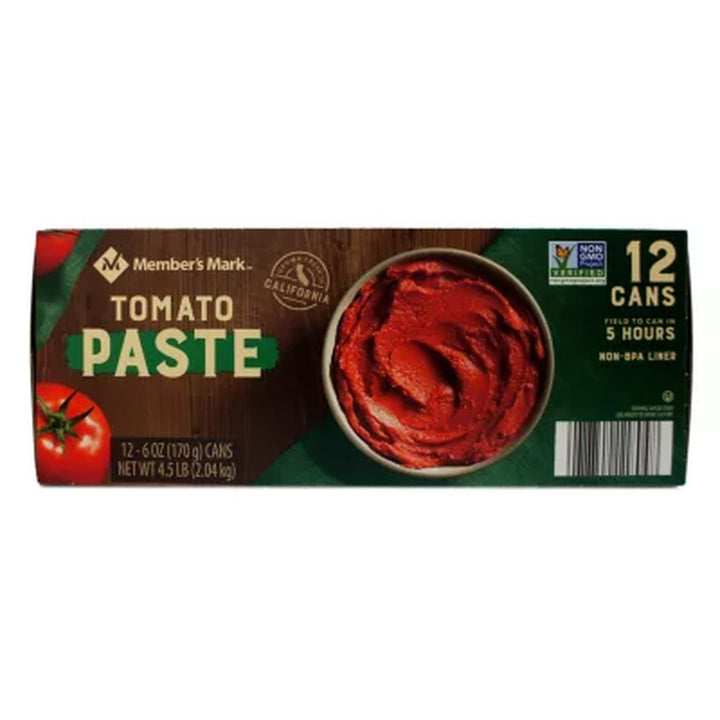 Member'S Mark Tomato Paste 6 Oz., 12 Pk.