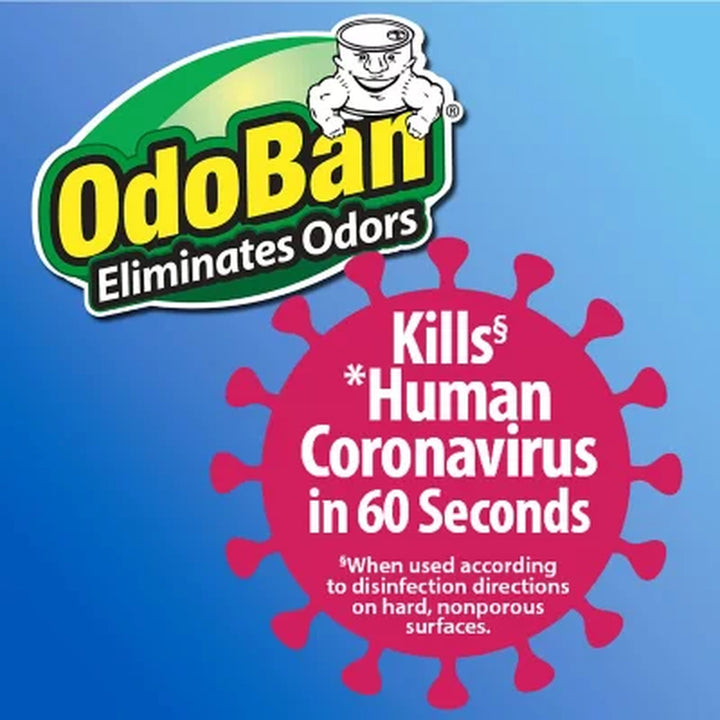 Odoban Disinfectant & Odor Eliminator, Eucalyptus 1 Gal. Concentrate + 32 Oz. Ready-To-Use Spray