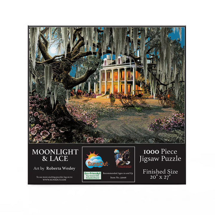 Sunsout Moonlight & Lace 1000 Pc Jigsaw Puzzle 51006