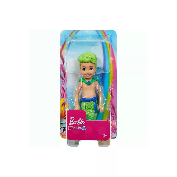 Barbie Dreamtopia Chelsea Merboy Small Doll & Accessory with Green Hair & Tail