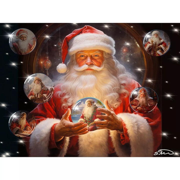 Sunsout Santa around the World 1000 Pc Jigsaw Puzzle 61832