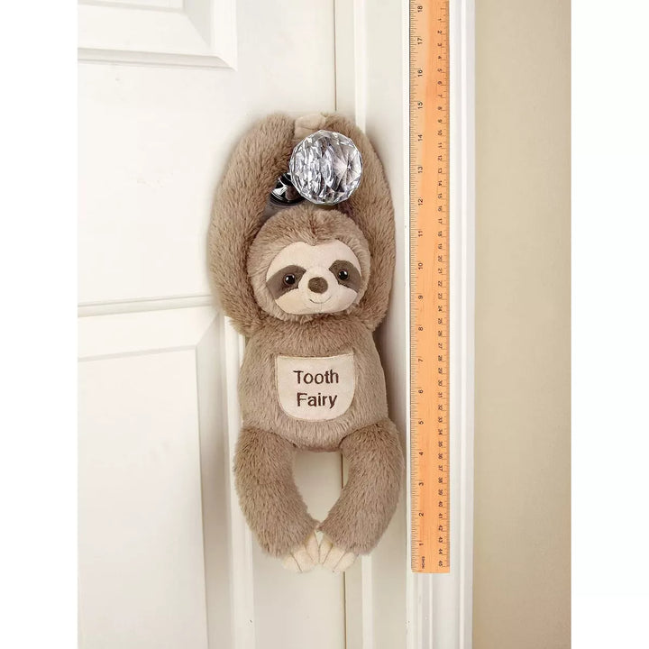 Bearington Lil' Sammy Plush Sloth Tooth Fairy Stuffed Animal, 12 Inch