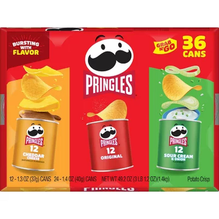 Pringles Grab-N-Go Variety Pack, 36 Pk.