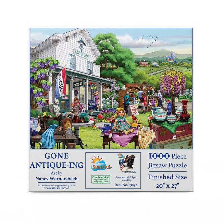 Sunsout Gone Antique-Ing 1000 Pc Jigsaw Puzzle 63092