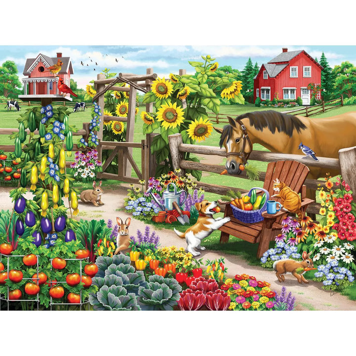 Sunsout Sharing a Snack 1000 Pc Jigsaw Puzzle 63031