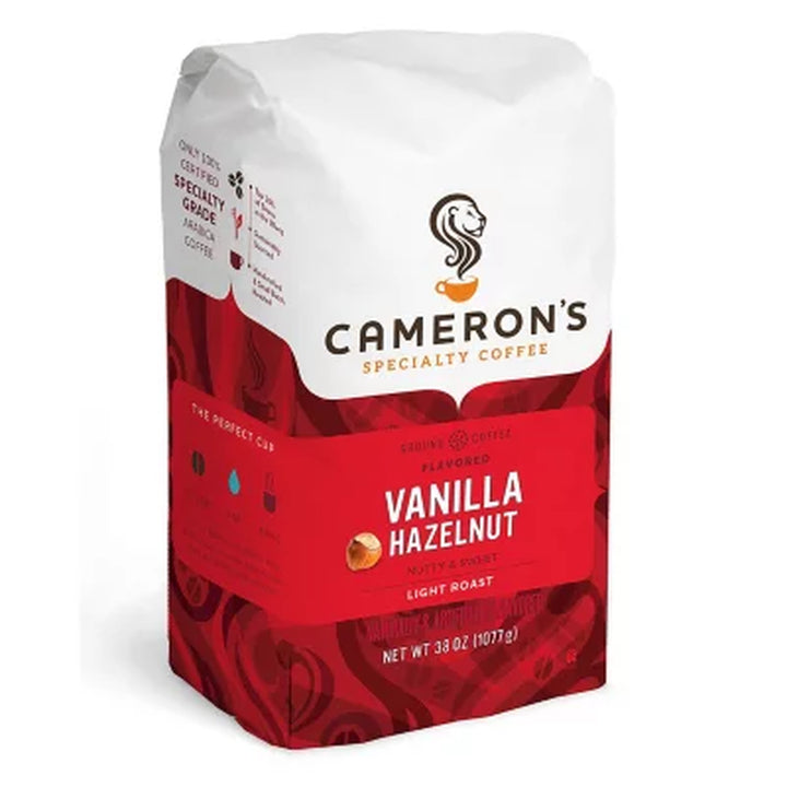 Cameron'S Specialty Ground Coffee, Vanilla Hazelnut 38 Oz.