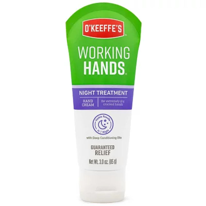 O'Keeffe'S Working Hands and Working Hands Night Treatment, 3 Oz., 3 Pk.