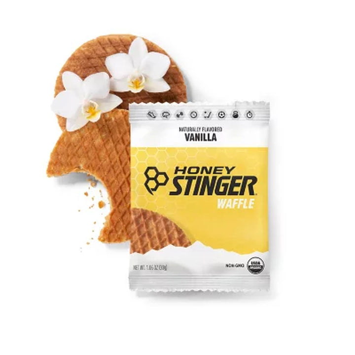 Honey Stinger Vanilla Waffle Organic Healthy Snack 12Ct.