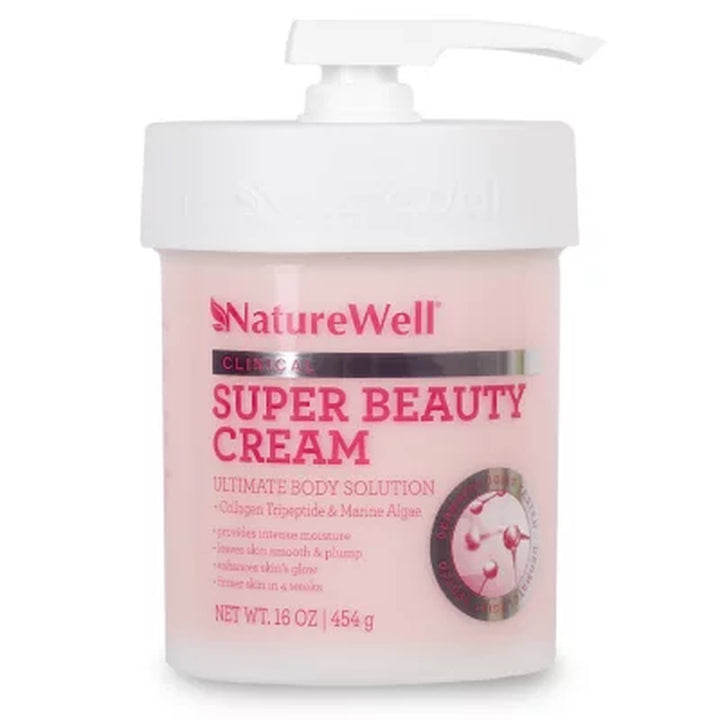 Naturewell Super Beauty Ultimate Face & Body Moisture Cream, 16 Oz.