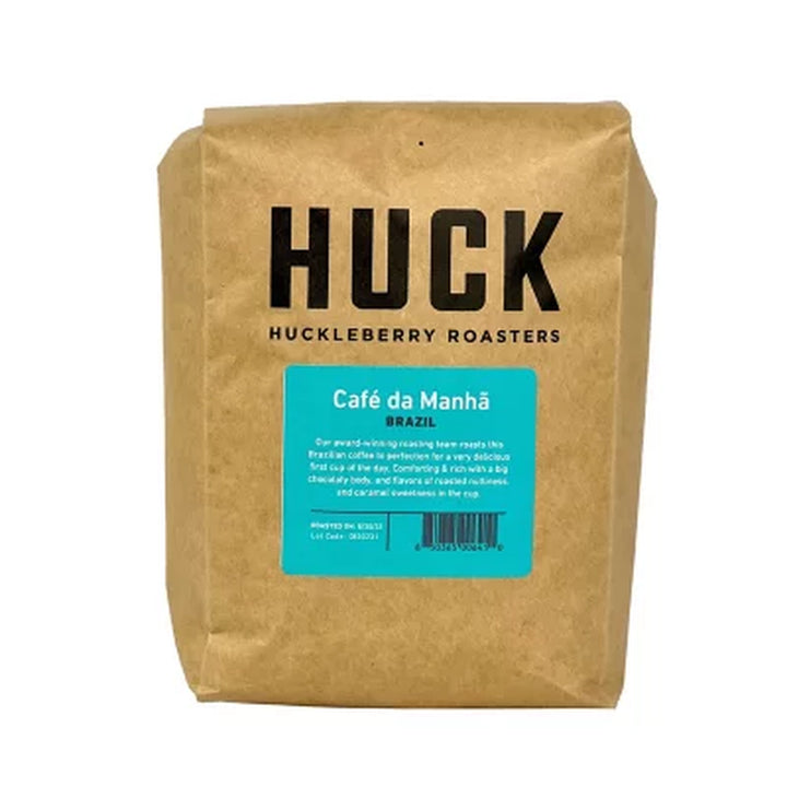 Huckleberry Café Da Manhã Whole Bean Coffee 32 Oz.