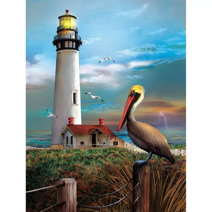 Sunsout Pigeon Point Lighthouse 500 Pc Jigsaw Puzzle 28847