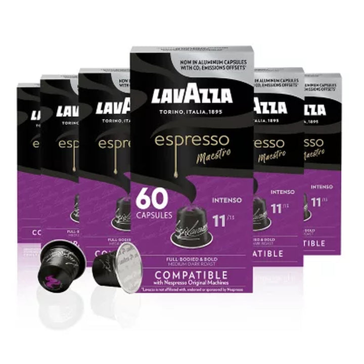 Lavazza Espresso Maestro Inteso Medium-Dark Roast Pods 60 Ct.