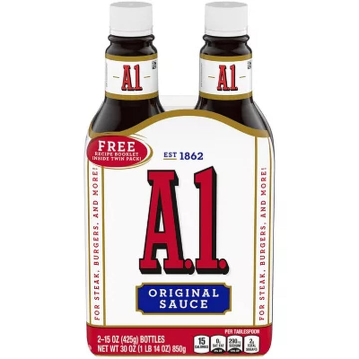 A.1. Original Steak Sauce 15 Oz., 2 Pk.