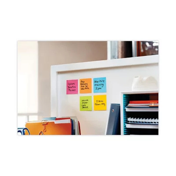 Post-It Notes Super Sticky Pads in Rio De Janeiro Colors, 3 X 3, 70-Sheet Pads, 24/Pack