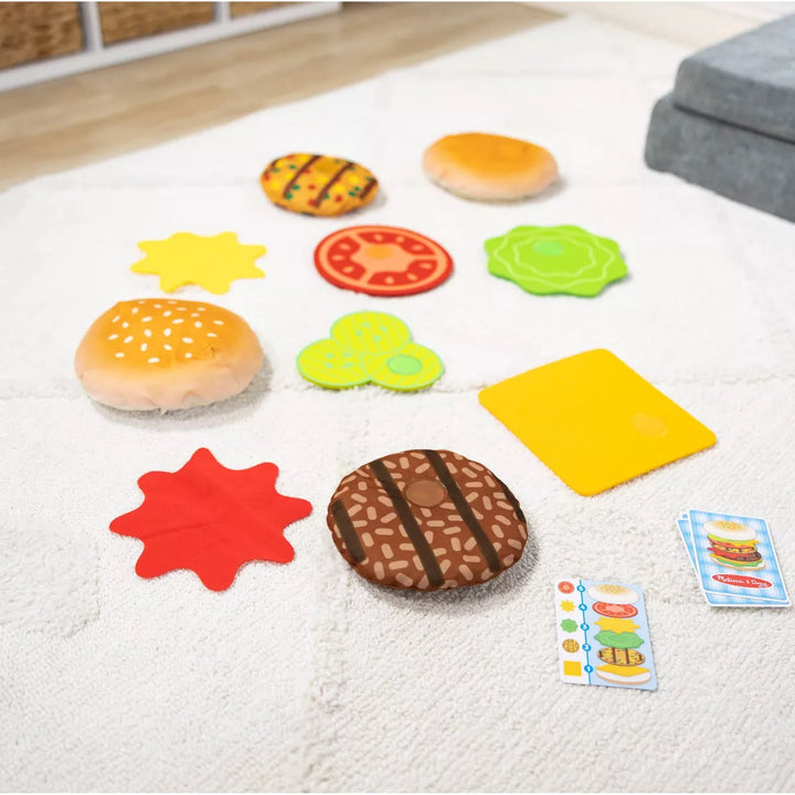 Melissa & Doug Burger Matching, Catching, and Stacking Games