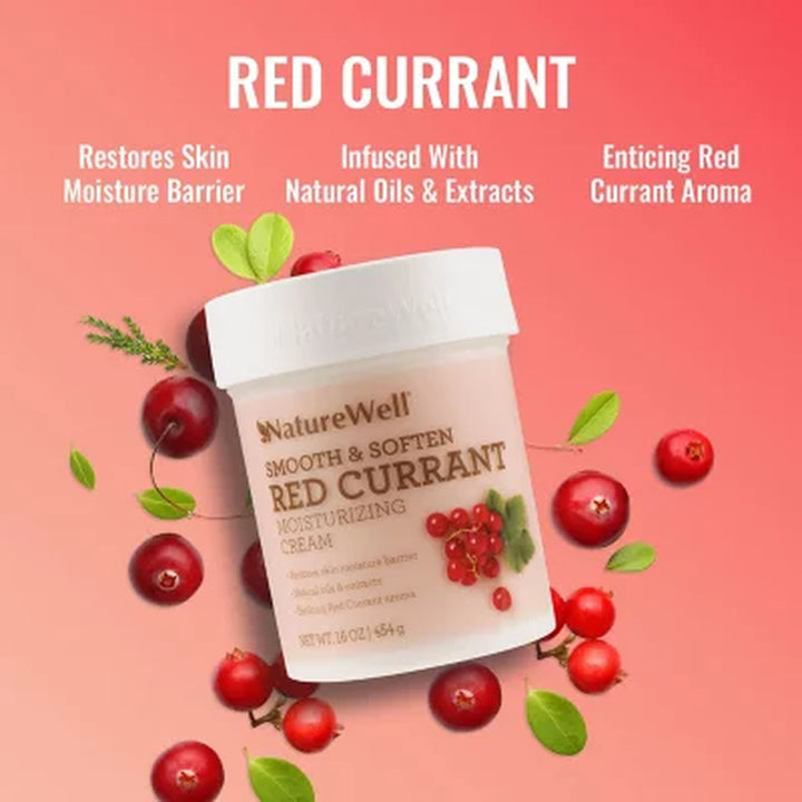 Naturewell Red Currant Moisturizing Cream, 16 Oz., 2 Pk.