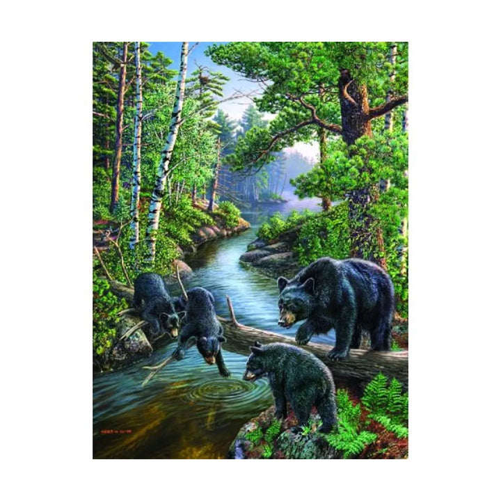 Sunsout Bear Pause 500 Pc Jigsaw Puzzle 28428