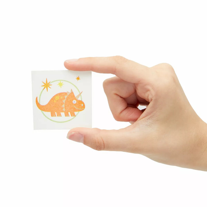 Okuna Outpost 104 Pack Dinosaur Dissolvable Potty Training Target Stickers 2" for Boys Kids, 8 Designs