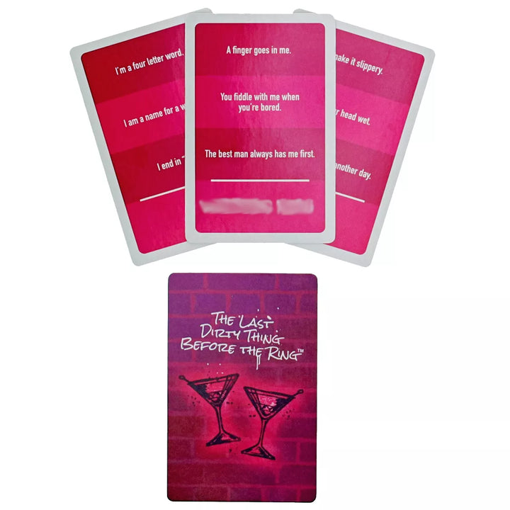 TDC Games Travel Dirty Minds Bachelorette Party Card Game