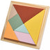 Childlike Behavior Tangram Wooden Puzzle - Brain Teaser Puzzles Block for Kids & Adult