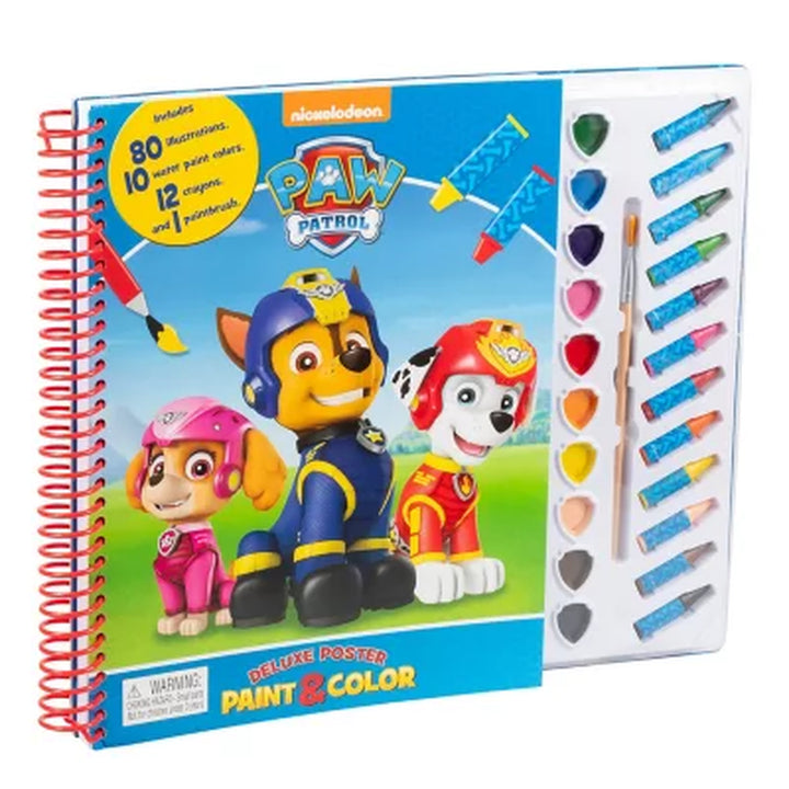 Deluxe Poster Paint & Color: Paw Patrol