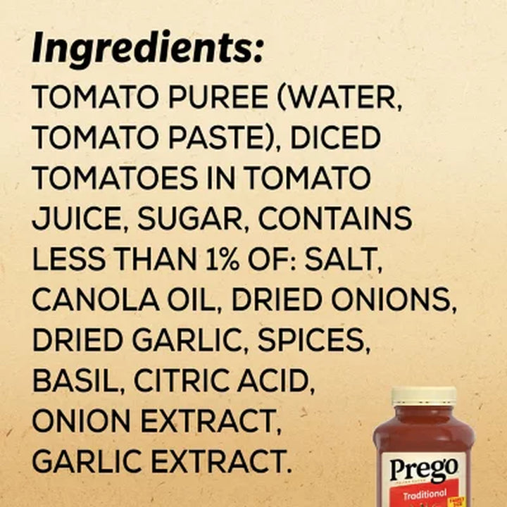 Prego Traditional Italian Sauce 45 Oz., 3 Pk.