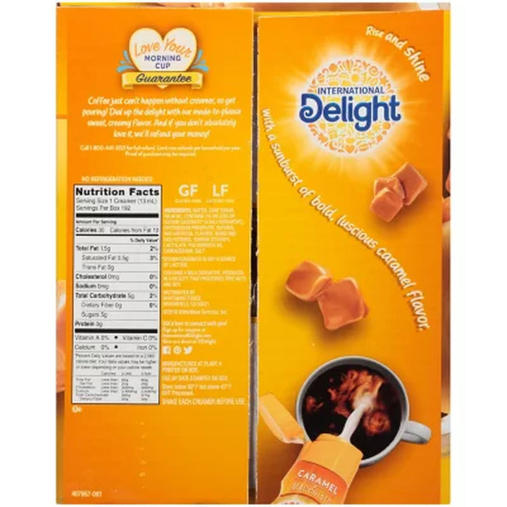 International Delight Caramel Macchiato Coffee Creamer Singles 192 Ct.