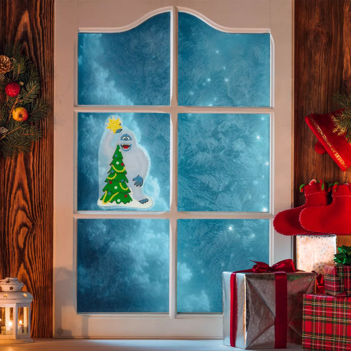 Northlight 8" Bumble Tops the Tree Double Sided Gel Christmas Window Cling Decoration