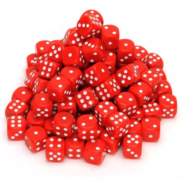 WE Games Dice with Rounded Corners - 100 Pack