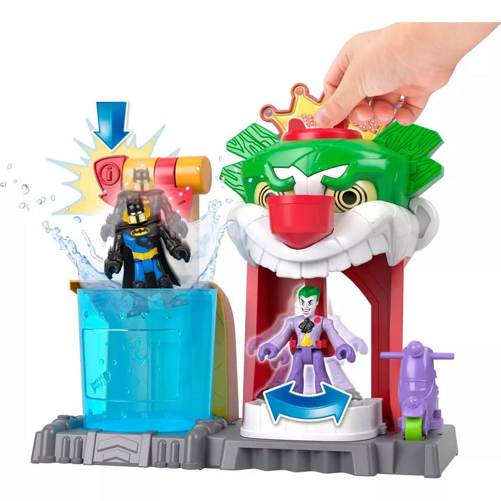 Fisher-Price Imaginext DC Super Friends the Joker Funhouse Playset with Color Changing Action