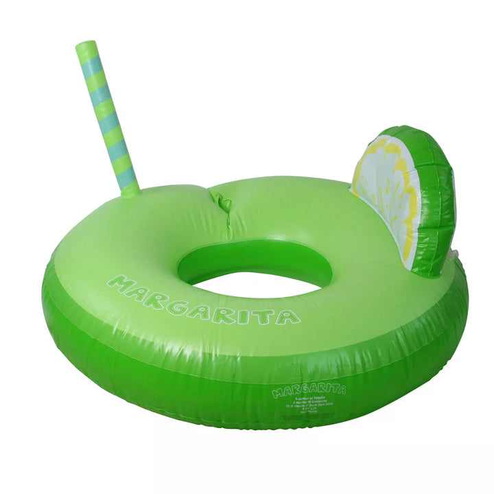 Swim Central Inflatable Margarita Lime Wedge Swimming Pool Float - 41" - Green