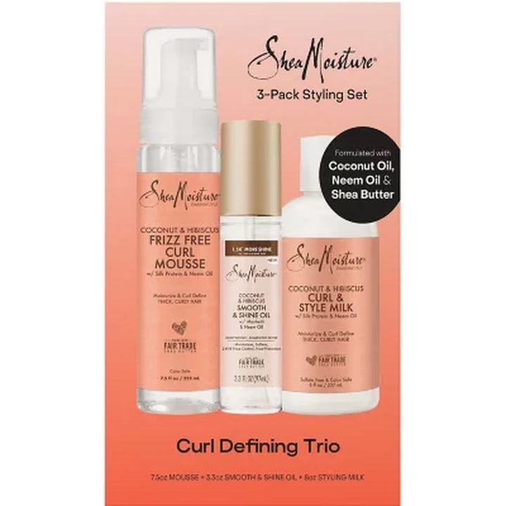 Shea Moisture Coconut & Hibiscus Curl Defining Trio