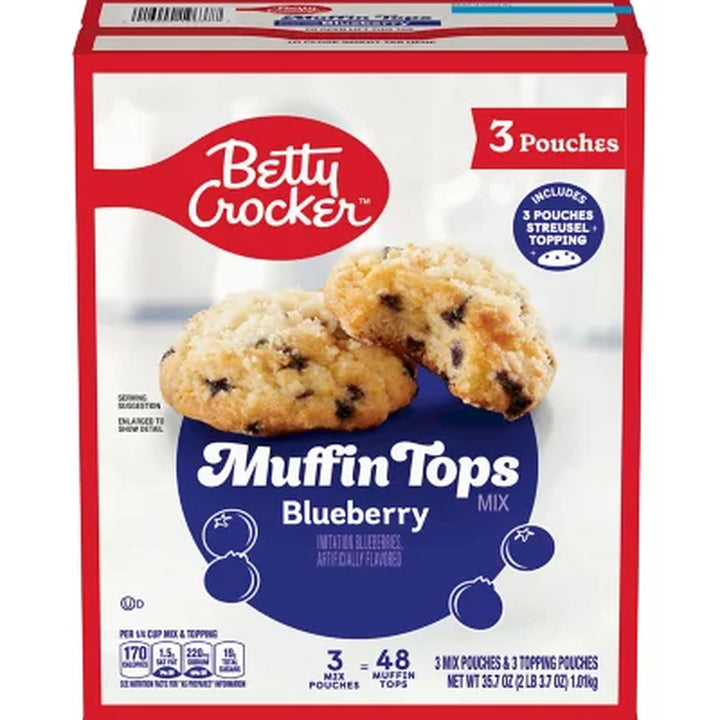 Betty Crocker Blueberry Muffin Tops Mix 3 Pk.