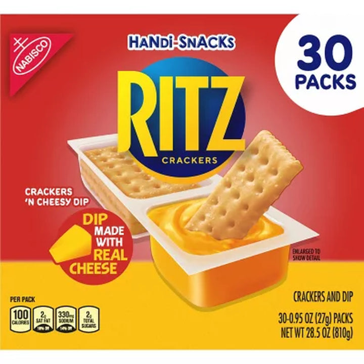 RITZ Handi-Snacks Crackers and Cheese Dip (30 Pk.)