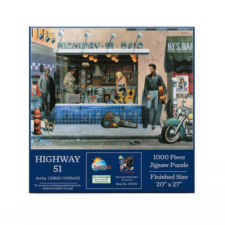 Sunsout Highway 51 1000 Pc Jigsaw Puzzle 67070