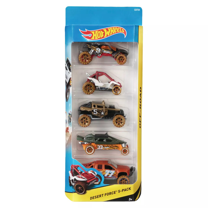 Hot Wheels Diecast Cars - 5Pk (Colors May Vary)