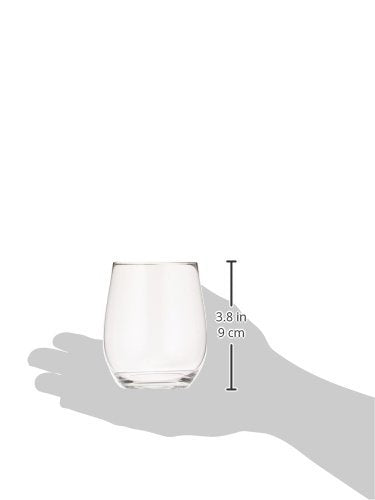 Riedel O Wine Tumbler Viognier/Chardonnay, Set of 4, Clear -11.29 fluid ounces 4 Count (Pack of 1)