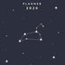 2020 Planner Leo: Jan 1, 2020 to Dec 31, 2020 | Weekly & Monthly View Planner + Calendar with Habit Tracker | Leo Zodiac Sign Constellation Cover