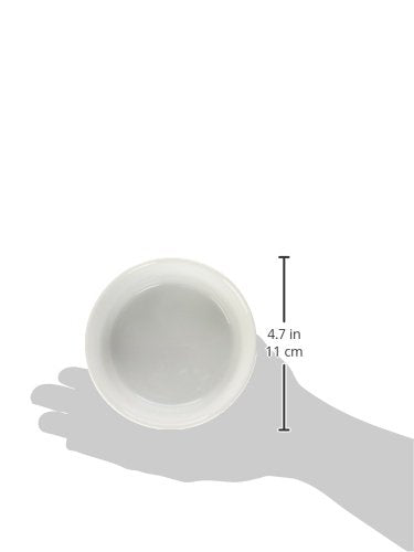 Bone Dry Lattice Pet Bowl, Removable Silicone Ring Creates Non-Slip Bottom for Secure Feeding & Less Mess, Microwave & Dishwasher Safe, Small Set, 4.25x2", Gray, 2 Count