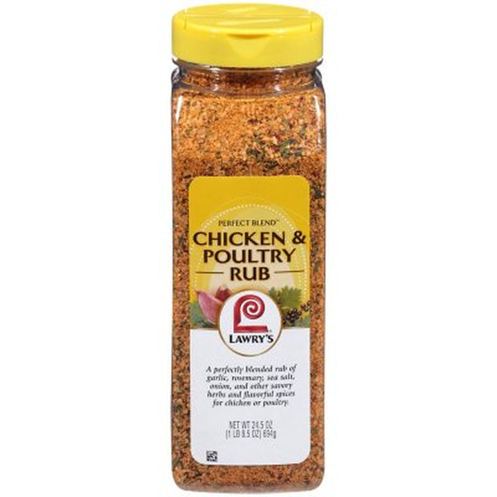 Lawry'S Chicken & Poultry Rub Seasoning 24.5 Oz.