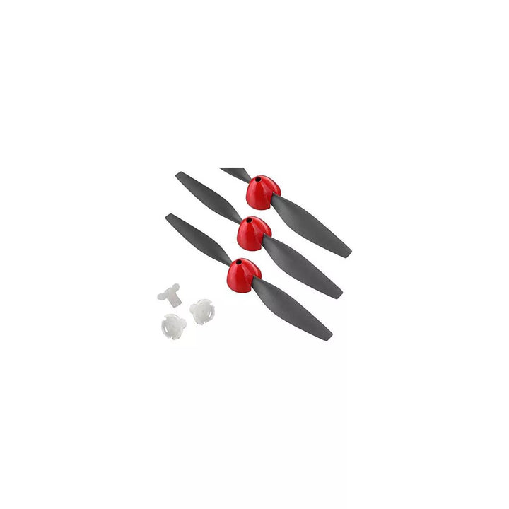 Top Race Spare Replacement Propellers, Pack of 3 Black/Red