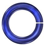 Weave Got Maille Cobalt 18-Gauge 7mm ID Anodized Aluminum Jump Rings-1 Ounce