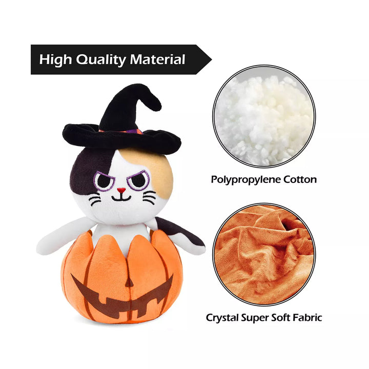 Fun Little Toys Halloween Plush Cat (Pumpkin Popper)