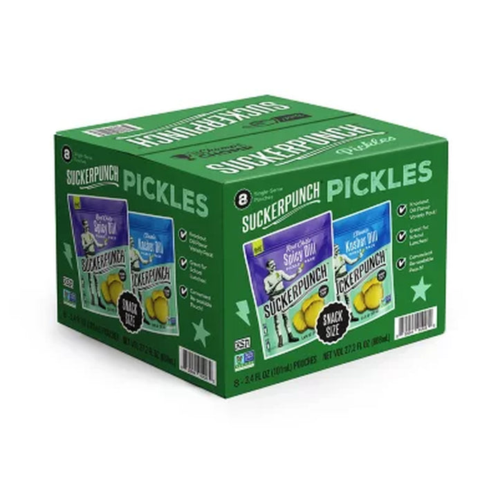 Sucker Punch Pickle Snack Pack 3.4 Oz., 8 Pk.