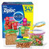 Ziploc Easy Open Bags Variety Pack with New Stay Open Design, 347 Ct.
