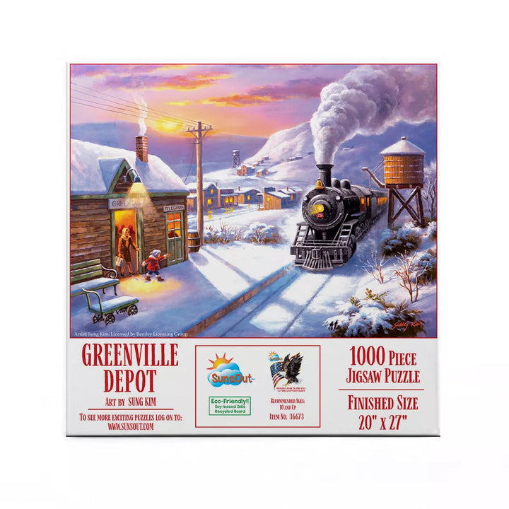 Sunsout Greenville Depot 1000 Pc Jigsaw Puzzle 36673