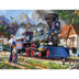 Sunsout Retro Train 500 Pc Jigsaw Puzzle 61940