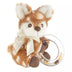 Bearington Baby Lil' Willow Plush Fawn Shaker Toy Ring Rattle, 5 Inches